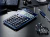 Premium calculator with aluminum alloy body at $240